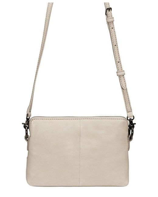 Frye Natural Melissa Leather Crossbody