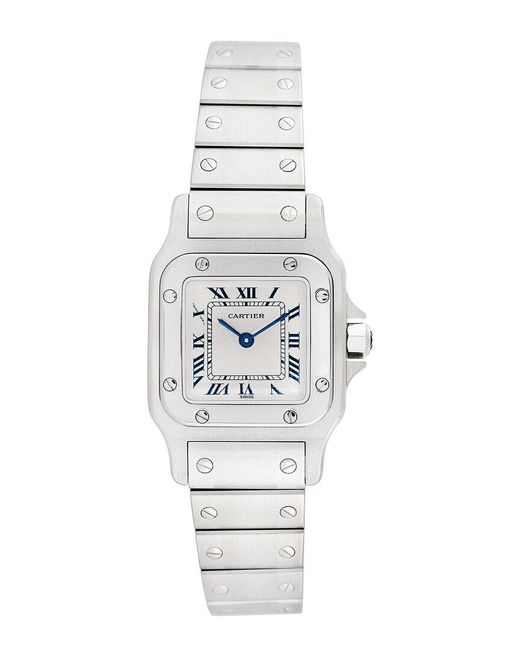 Cartier White Galbee Watch, Circa 1990S/2000S (Authentic Pre-Owned)