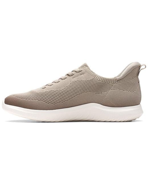 Clarks White Nova Lace Sneaker