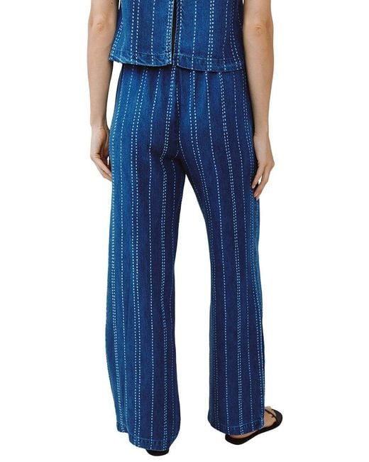 Bella Dahl Blue Drawstring Pant