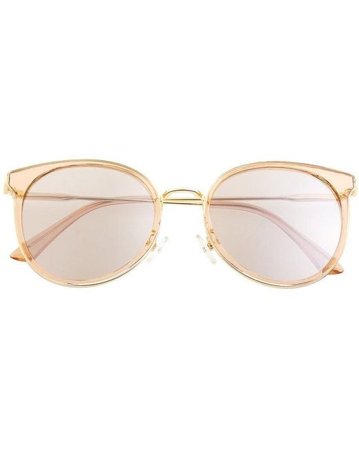 Bertha White Brielle 55mm Polarized Sunglasses