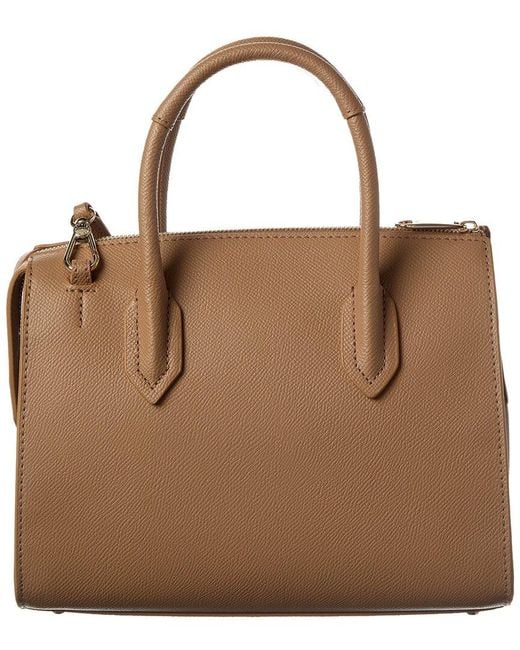 Furla Brown Gardenia Leather Satchel
