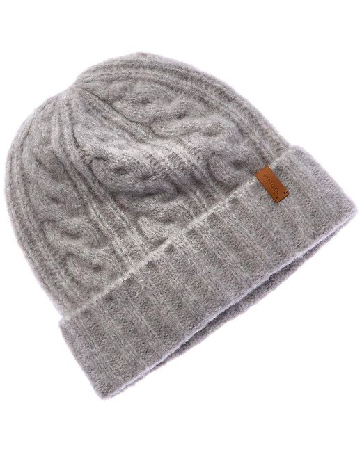 Vince Gray Airspun Cable Cuffed Wool-Blend Hat