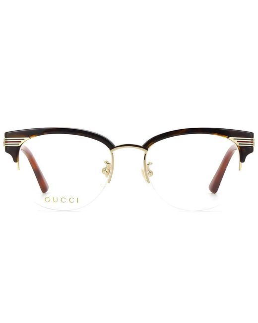 Gucci Metallic Gg0201O 50Mm Optical Frames