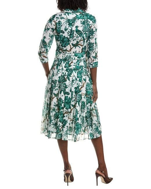 Samantha Sung Green Audrey Shirtdress