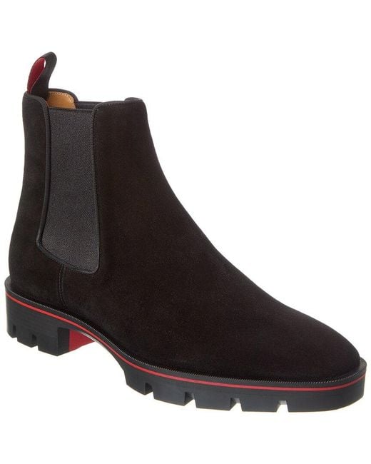 Christian Louboutin Brown Alpinosol Suede Boot for men
