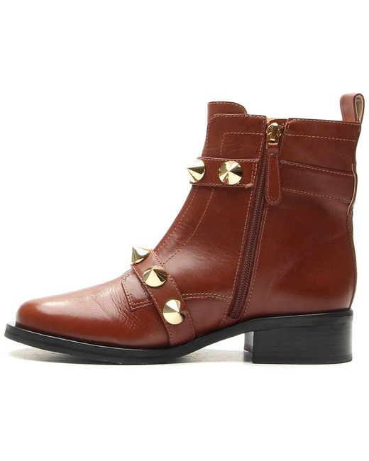 Vicenza Brown Newport Leather Boot