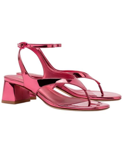 Larroude Pink Larroudé Gaia Sandal