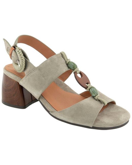 Gentle Souls Metallic Miracle Suede Sandal