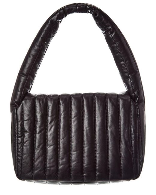 Balenciaga Black Monaco Padded Quilted Leather Shoulder Bag