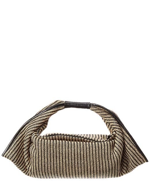 STAUD Jetson Raffia Shoulder Bag in Brown Lyst