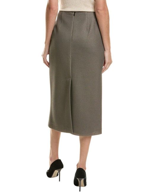 Lafayette 148 New York Black Maxi Pencil Skirt