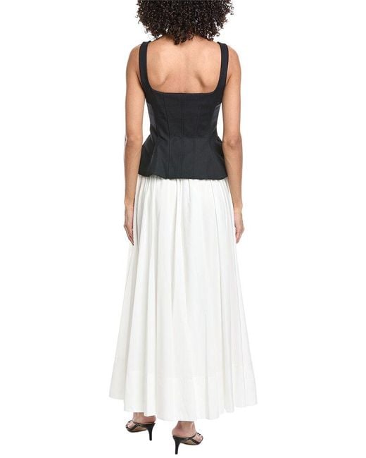 Jonathan Simkhai White Jolynn Midi Dress