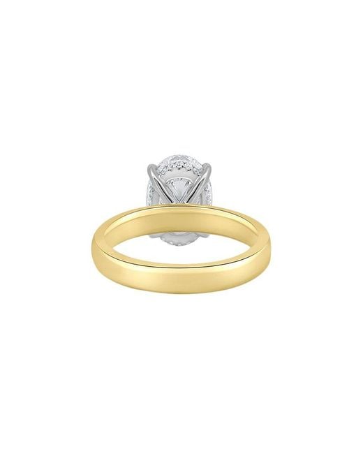 Lab Grown Diamonds White 14K 4.00 Ct. Tw. Lab-Grown Diamond Ring