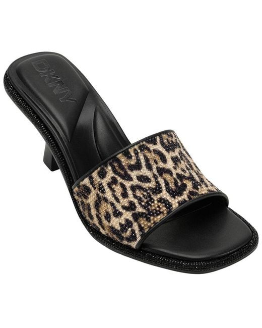 DKNY Black Radcliff Sandal Mule
