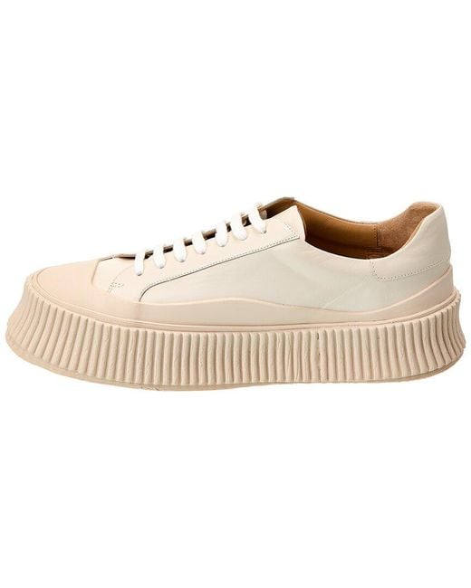 Jil Sander Natural Leather Sneaker