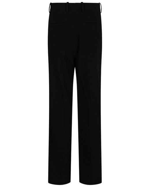 Ferragamo Black Mid-Rise Trouser Pant for men