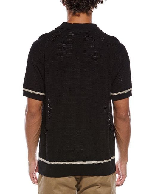 Ted Baker Black Polo Sweater for men