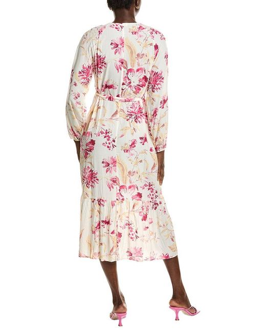 IPPONELLI Pink Midi Dress