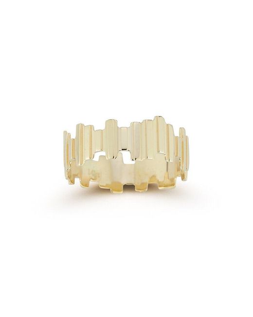 Ember Fine Jewelry Multicolor 14k Thick Ribbed Band Ring