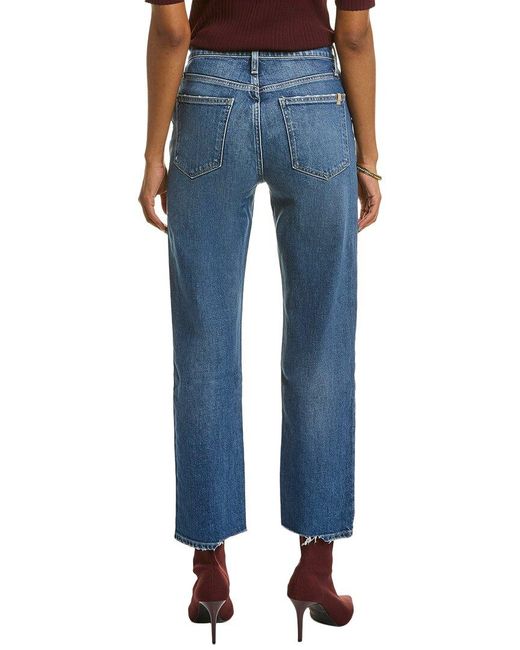 Joe's Jeans Blue The Honor High-rise Unveil Straight Ankle Jean
