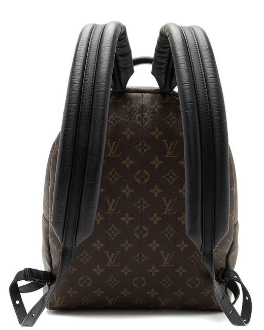 Louis Vuitton Black Monogram Canvas Palm Springs Mm Backpack (Authentic Pre-Owned)