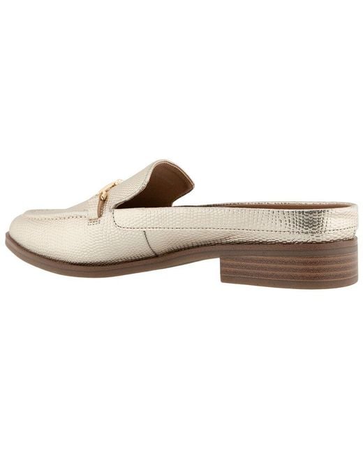 Aerosoles White Erik Leather Flat