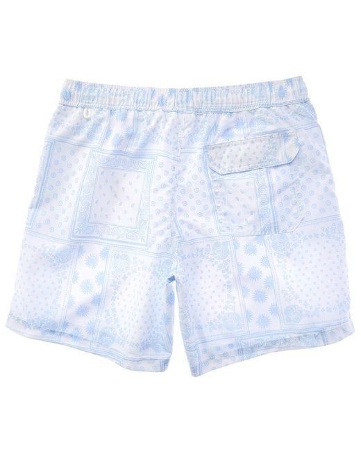 Blue Wave Blue Swim Trunk for men