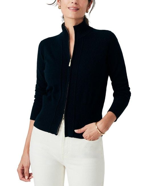 J.McLaughlin Blue Sidra Wool Sweater