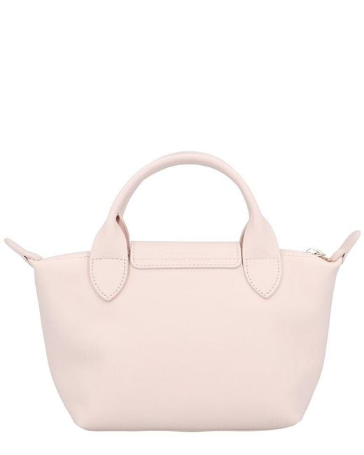 Longchamp Pink Le Pliage Xtra Xs Leather Handbag