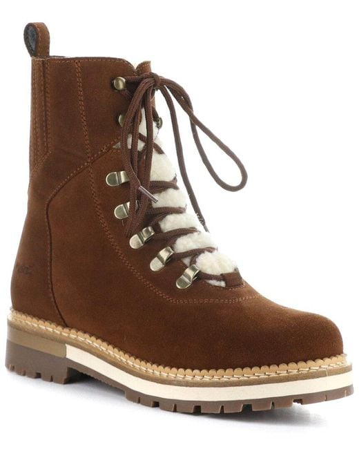 Bos. & Co. Brown Ada Waterproof Suede Boot