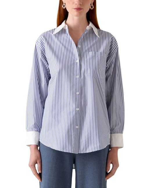 L.K.Bennett Blue Hally Top