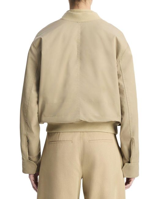 Vince Natural Relaxed Tech Bomber Jacket