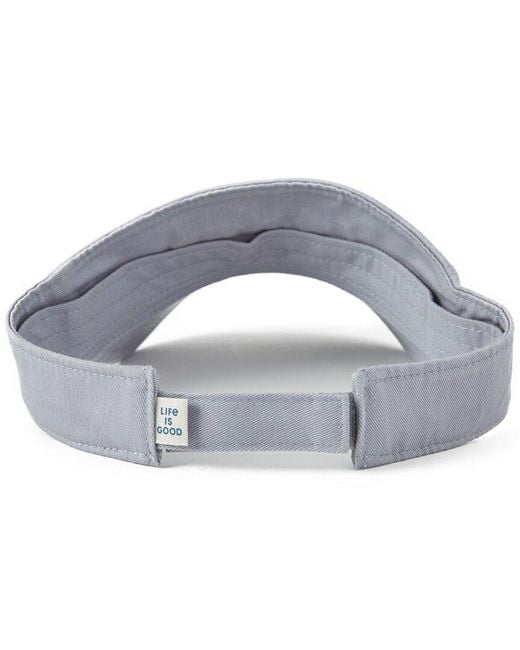Life Is Good. Gray Visor for men