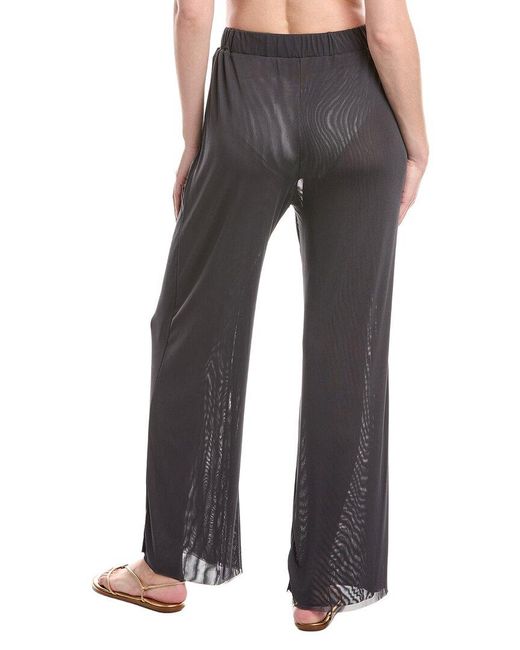 ViX Black Solid Ashia Pants