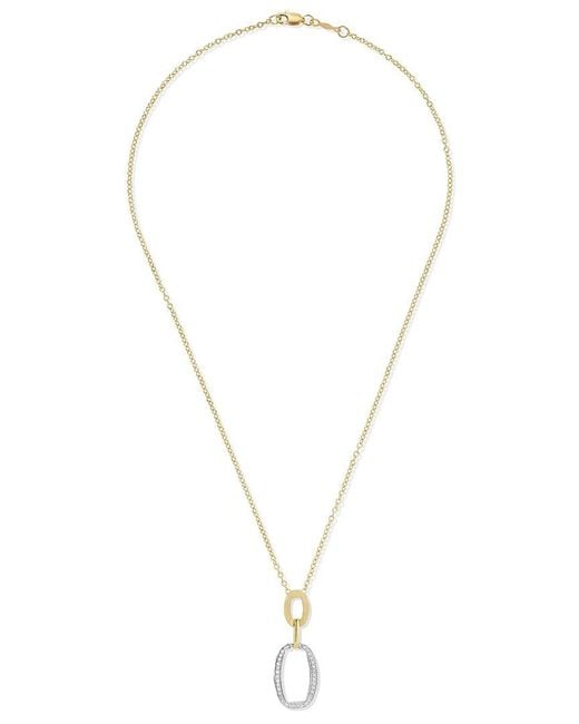 Reiss Metallic 14K 0.21 Ct. Tw. Diamond Necklace