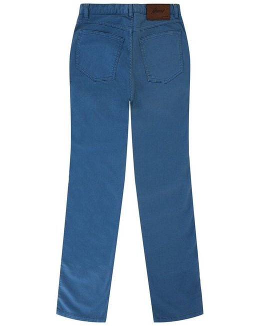 Brioni Blue Straight Leg Denim Jean for men