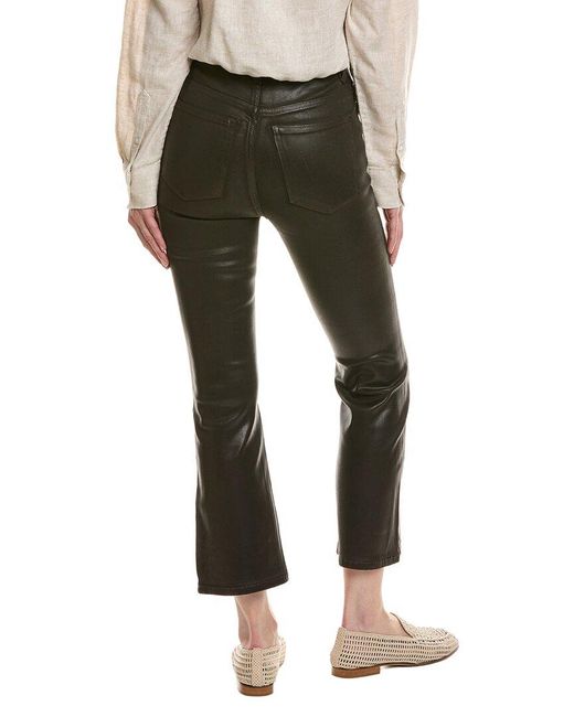 DL1961 Green Bridget Cropped Petite Chocolate Coated Jean