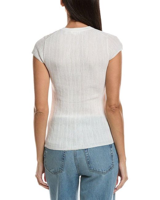 A.L.C. White Parker Cardigan