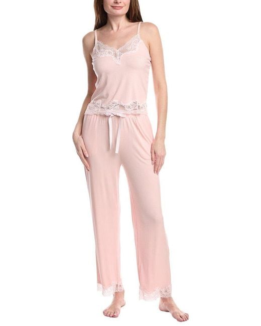 Honeydew Intimates Pink 2Pc Dream On Cami & Pant Pajama Set