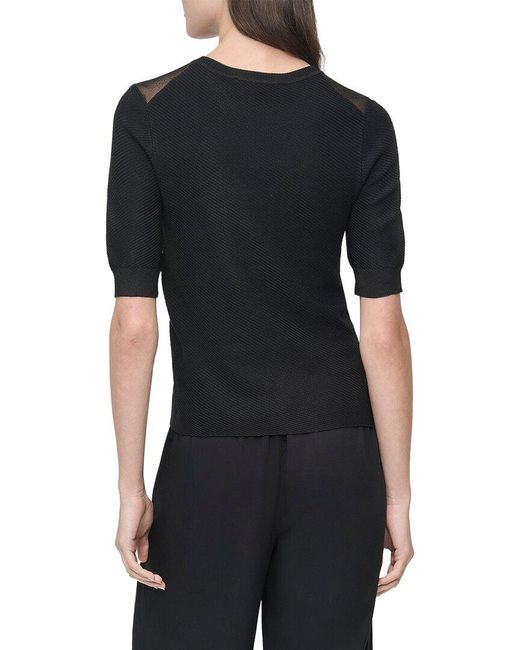 DKNY Black Sweater Top