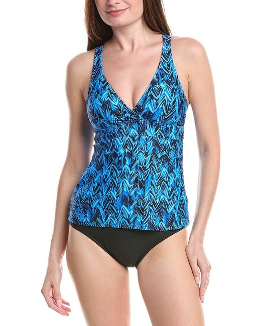 Next Blue Lunge Sport Tankini