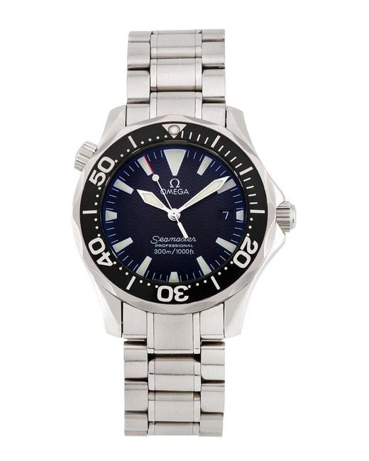Omega Metallic Seamaster Professional Watch, Circa 2000's (authentic Pre-loved) for men