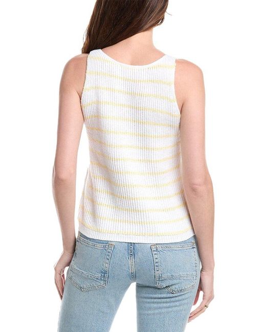 Splendid White Cambell Sweater Tank