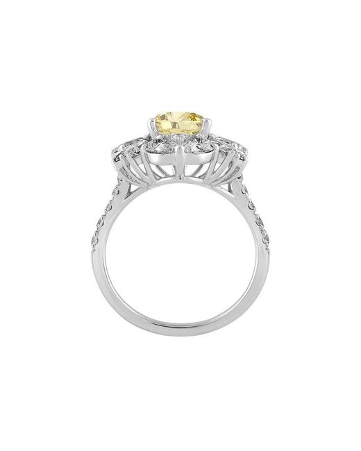 Brilliant Bloom White 14K 4.50 Ct. Tw. Lab-Grown Diamond Ring