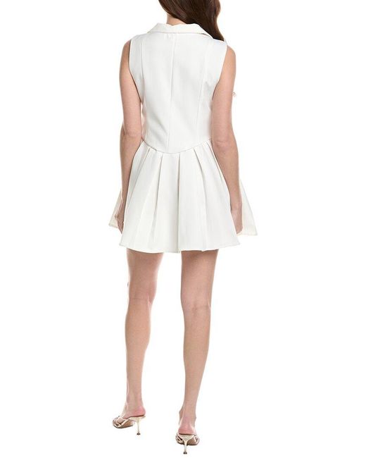 IPPONELLI White Sleeveless Mini Dress