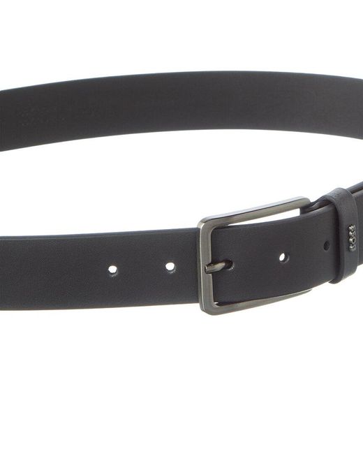 Boss Black Calis Logo Leather Belt for men