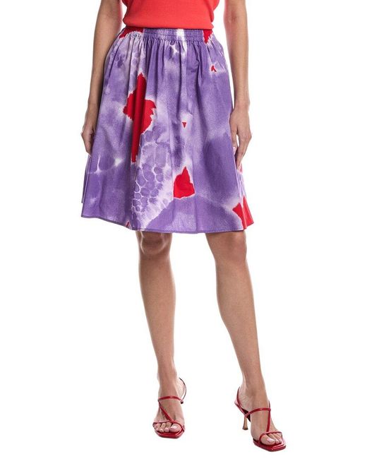 Marimekko Red Poiminnot Kehakukka Mini Skirt