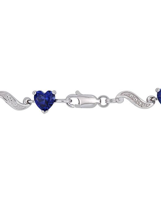 Rina Limor Blue 8.21 Ct. Tw. Diamond & Created Sapphirebracelet
