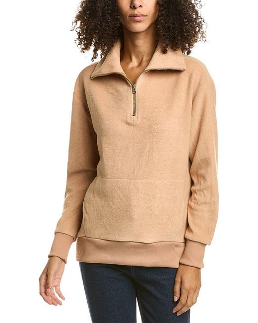 Duffield Lane Natural Wesley 1/2-zip Pullover